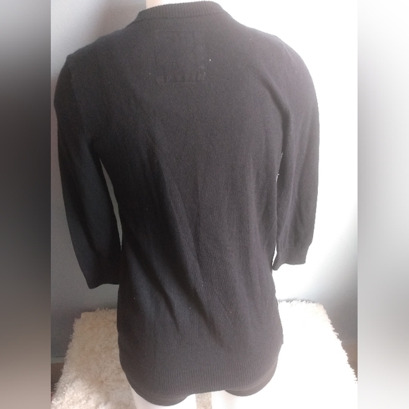 EUC Hollister woman's size small navy button down cardigan - Picture 3 of 4